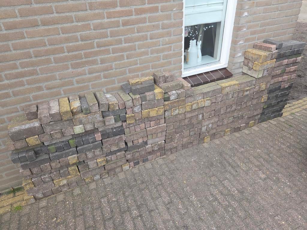 Gratis klinkers Wezep, Tuin en Terras, Ophalen of Verzenden