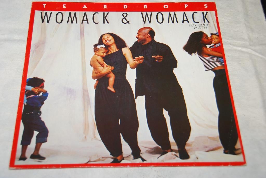 Womack & Womack – Teardrops 12” LP Vinyl, Gebruikt, Maxi-single, 1980 - 1989, Pop