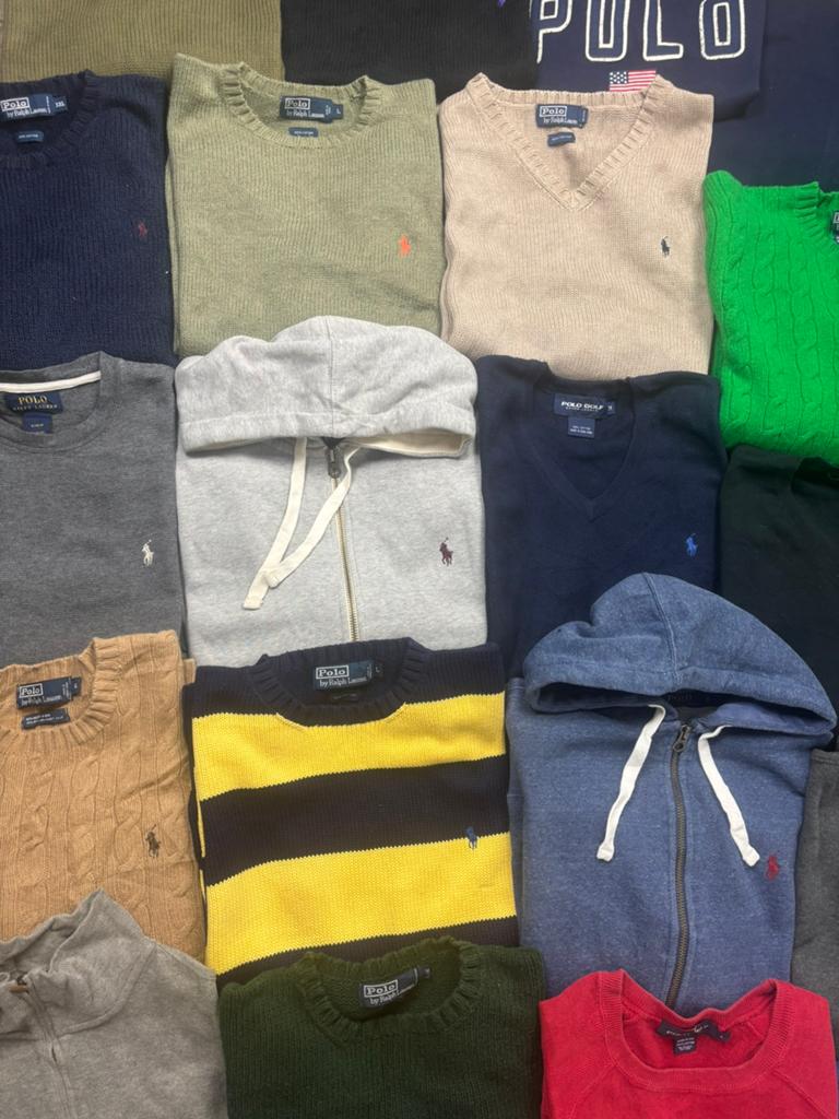 Ralph Lauren knitwear (ook Lacoste, chaps en Tommy), Ophalen of Verzenden, Zo goed als nieuw