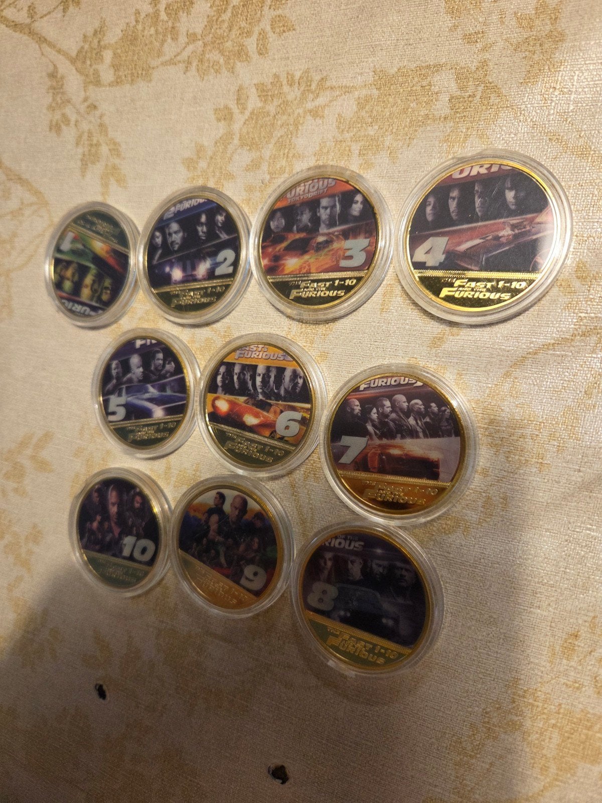 Fast & Furious Munten Collectie (1-10), Verzamelen, Ophalen of Verzenden