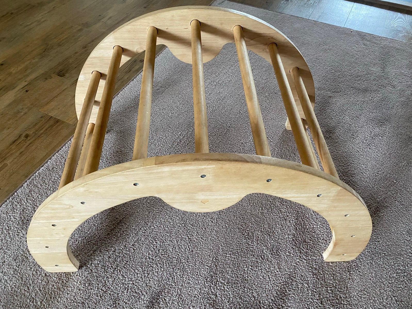 Houten speelboog / klimboog (ook als schommelstoel), Ophalen, Gebruikt, Klimwand