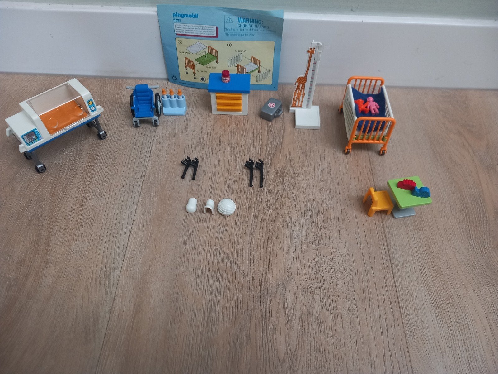 6295 Ziekenhuis Playmobil, Ophalen, Gebruikt, Complete set, Overige typen