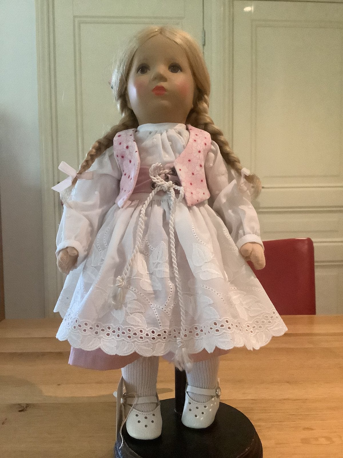 Kathe Kruse 37 cm Nicole uit 1989. Verlaagd in prijs., Ophalen of Verzenden, Zo goed als nieuw