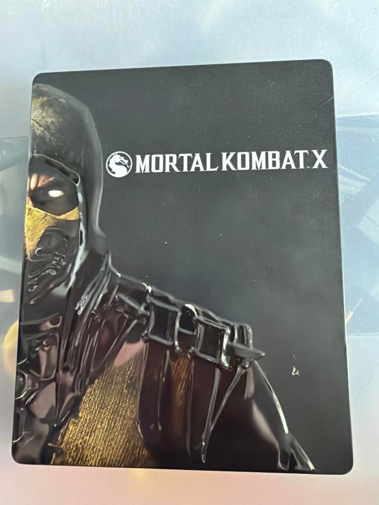 Mortal Kombat X Steelbook (zonder game), Ophalen of Verzenden, Zo goed als nieuw