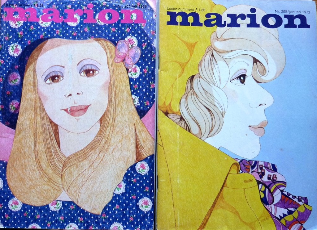 11 X MARION UIT 1973 - - alles is compleet *voor u bewaard, Ophalen, Gebruikt, Vrouw, Marion