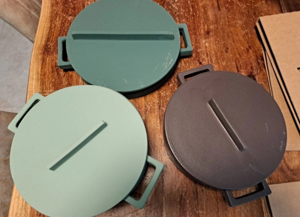 TERRA COTTO PANNEN, Huis en Inrichting, Keuken | Potten en Pannen, Ophalen, Met deksel, Pannenset, Zo goed als nieuw