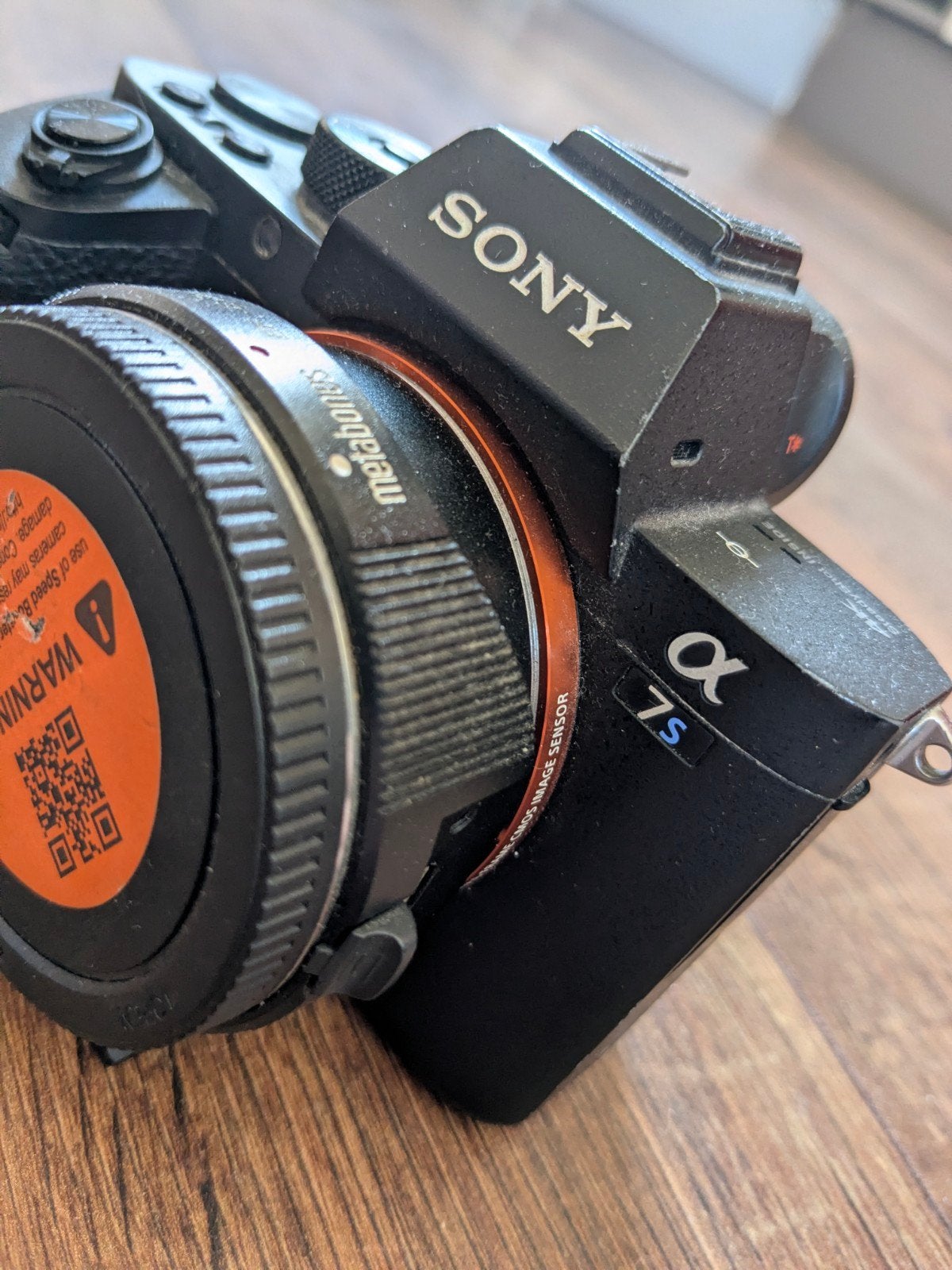Sony Alpha a7S met Metabones adapter, Gebruikt, Spiegelreflex, Ophalen of Verzenden, Sony