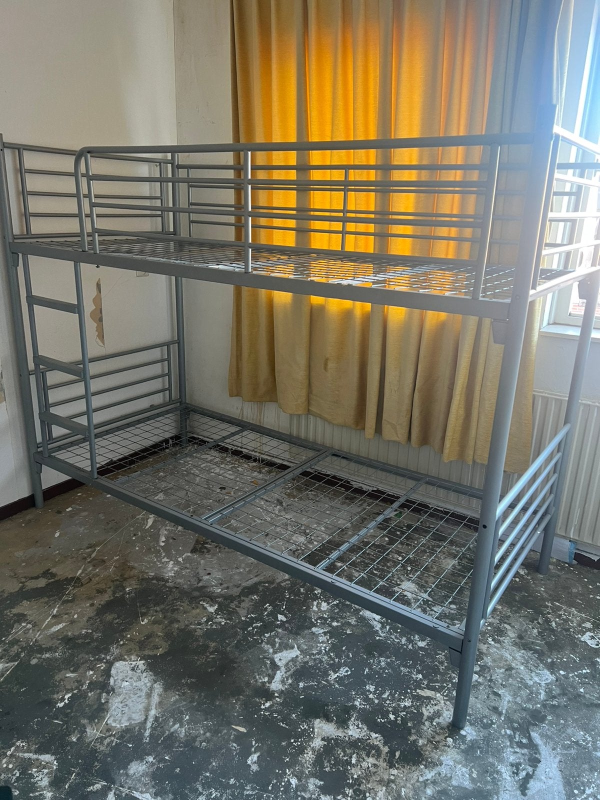 Ijzeren stapelbed, Huis en Inrichting, Ophalen, 90 cm, 210 cm, 160 tot 180 cm