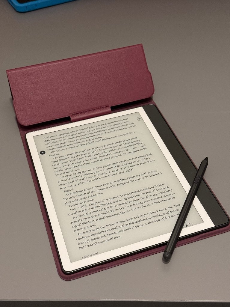 Kindle Scribe 2024 16GB + Premium Pen + hoes | met factuur, Computers en Software, E-readers, Amazon Kindle, Zo goed als nieuw