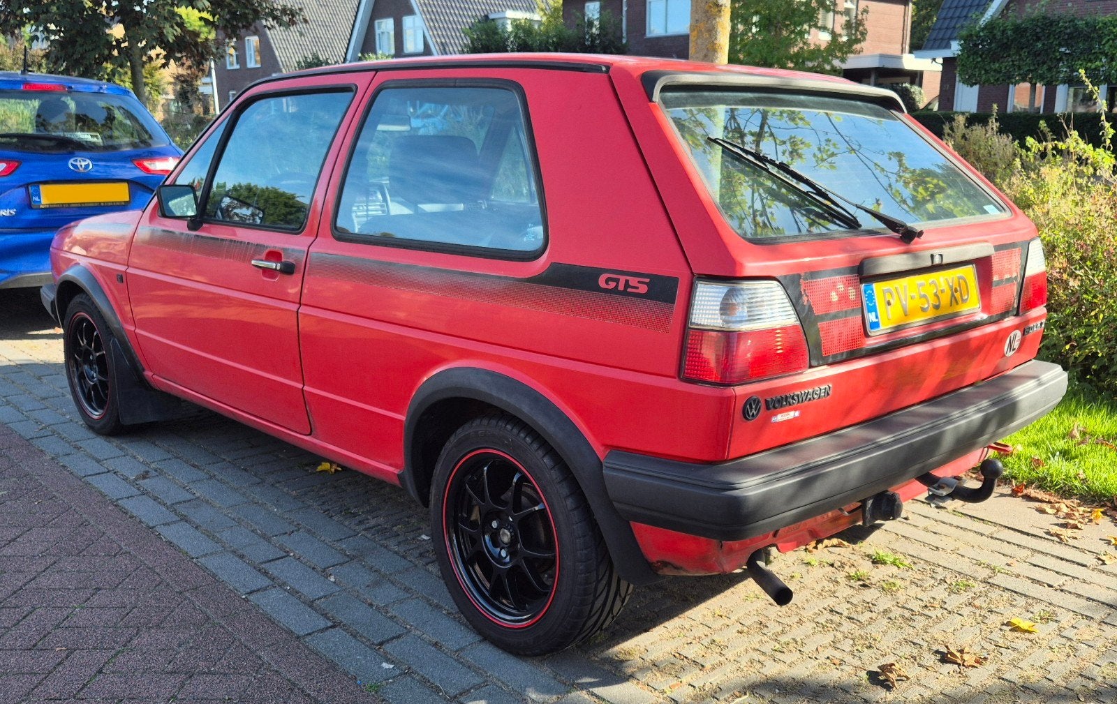 Volkswagen Golf 1.3 C 40KW 1986 Rood, foto 4