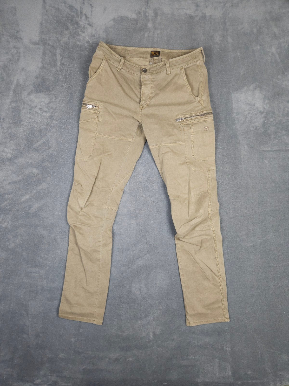 Pme Legend Cargo Broek W33 L36 Beige Pall Mall., Kleding | Heren, Spijkerbroeken en Jeans, Overige kleuren, Verzenden, ., Zo goed als nieuw