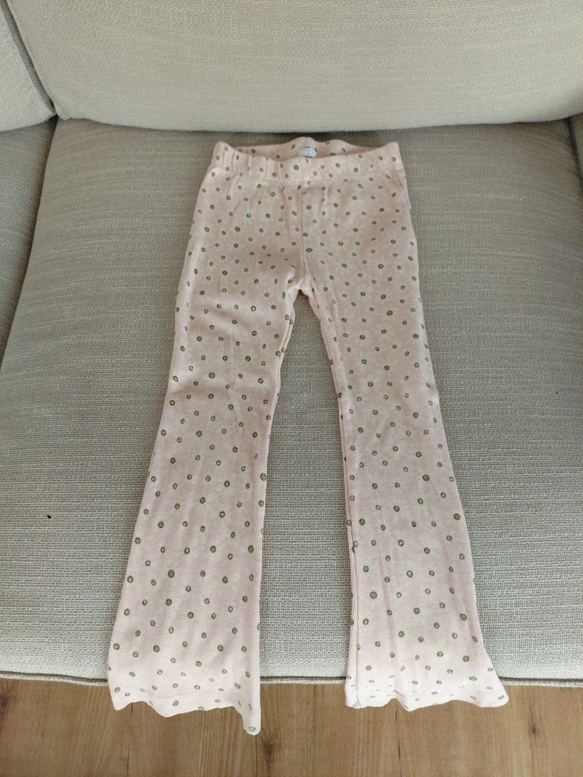 Noppies roze flared met printje / broek maat 104, Ophalen, Meisje, Broek