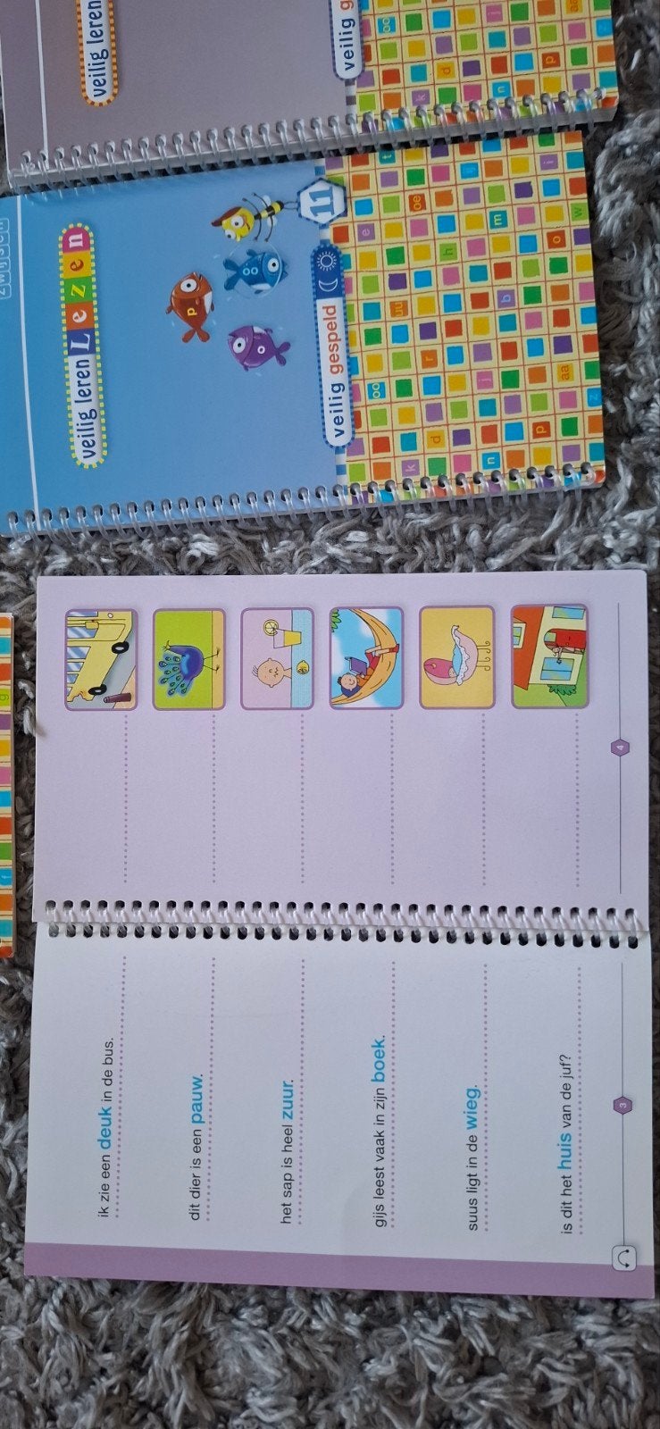 Veilig leren lezen deel 4 t/m 11 en 6 boekjes Veilig gespeld, Ophalen of Verzenden, Zo goed als nieuw, Overige niveaus, Nederlands