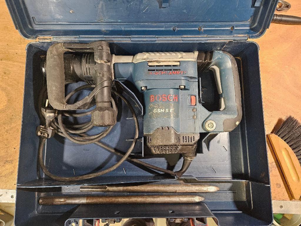 Bosch sloophamer, Ophalen, Gebruikt