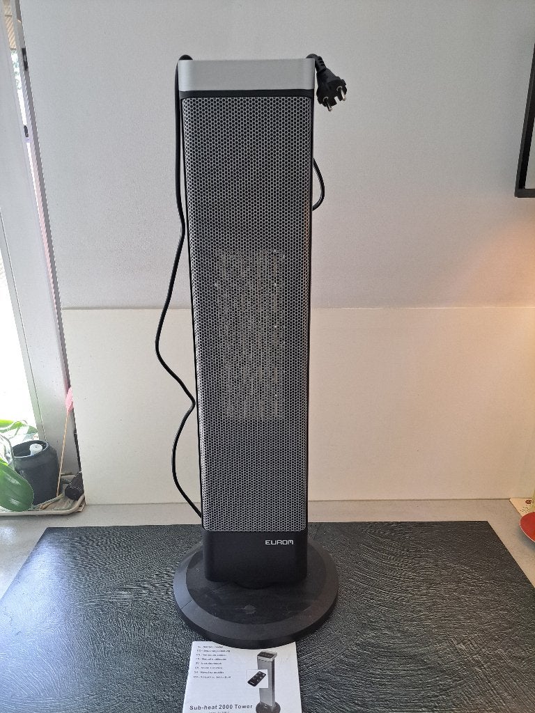 Eurom Sub-Heather 2000/verwarmen, Draaibaar, Vloer, Zo goed als nieuw, Ophalen