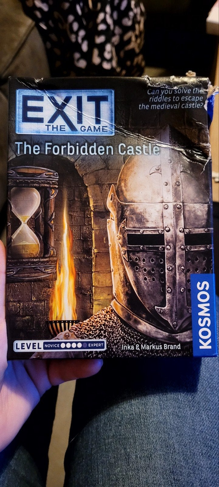 EXIT The Game: The Forbidden Castle (doos beschadigd), Een of twee spelers, Ophalen of Verzenden, Zo goed als nieuw, Kosmos