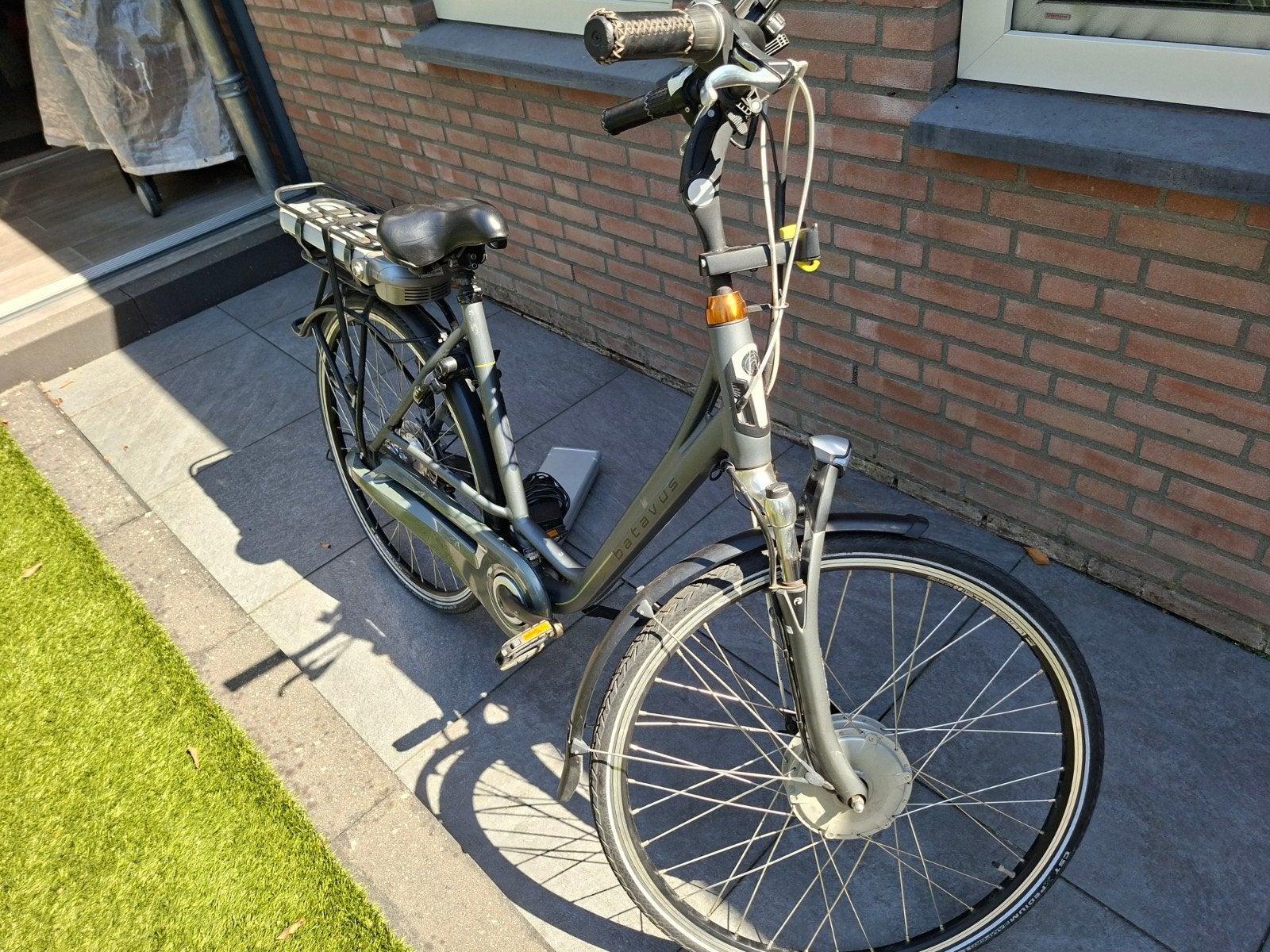 batavus monaco e go met 2 accus wv 1 nieuw, Ophalen, Gebruikt, Batavus, 51 tot 55 cm