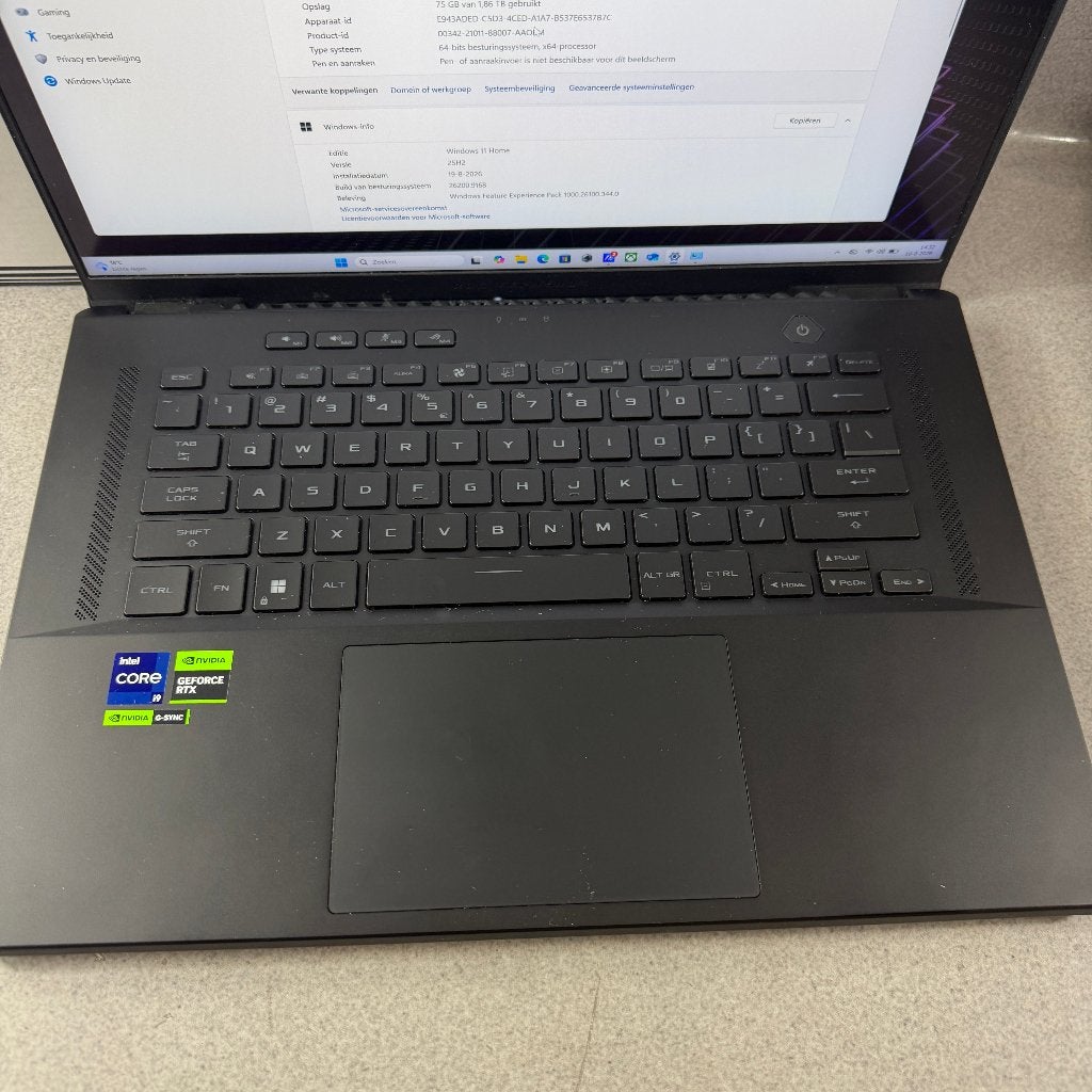 Rog Zephyrus M16 | GU604VY | Geforce RTX 4090 |doos | 410377, Computers en Software, Windows Laptops, Met videokaart, Asus ROG Zephyrus