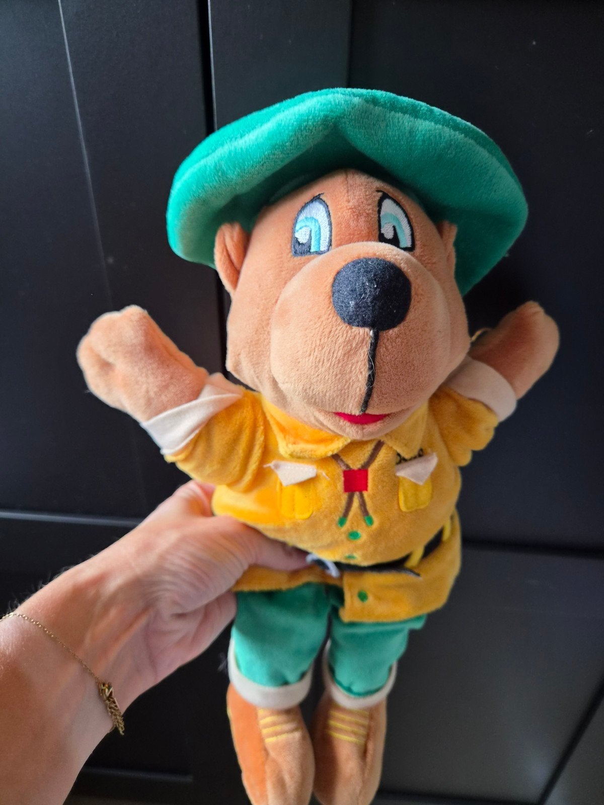 Bollo handpopknuffel - Gebruikt met klein draadje, Gebruikt, Overige merken, Overige karakters, Beer