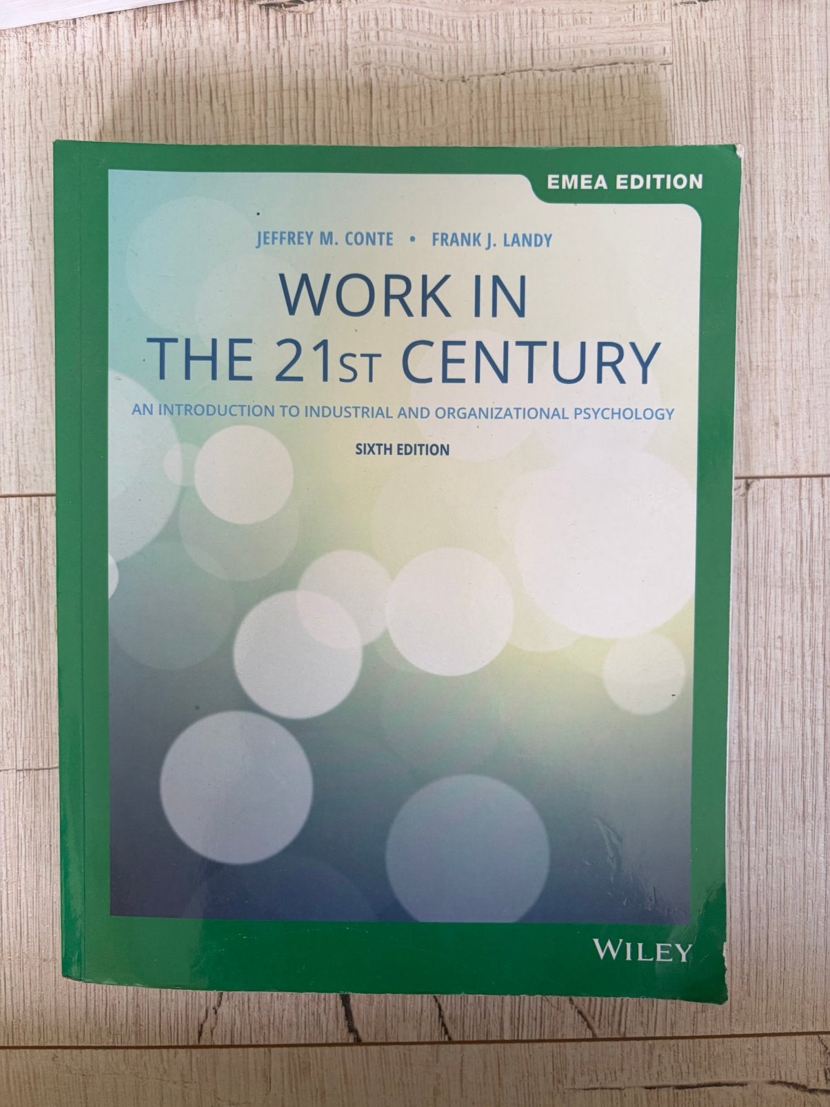 Work in the 21st Century, Conte & Landy (6th edition), Ophalen of Verzenden, Zo goed als nieuw