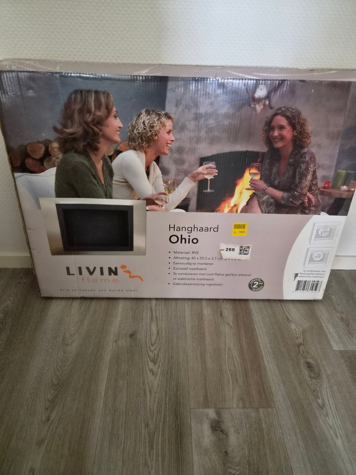 Livin' Flame Ohio Gel/Bio-ethanol Inzethaard, Huis en Inrichting, Ophalen, Nieuw, Inzethaard, Gelhaard