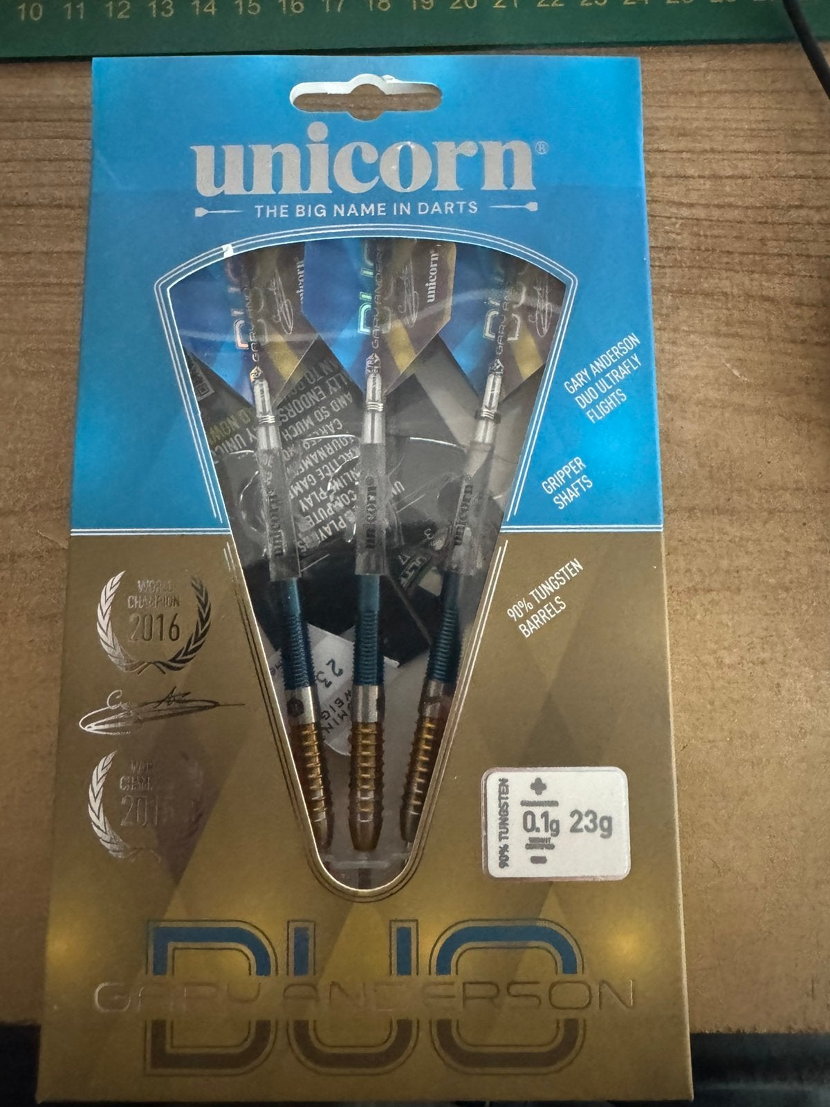 Nieuwe Unicorn Gary Anderson Darts Phase 5 Duo - 23g -, Unicorn, ., Nieuw, Ophalen of Verzenden