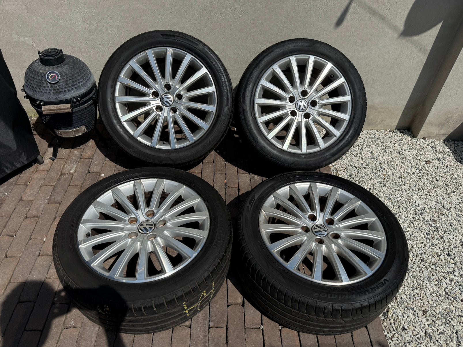 Originele 18 inch volkswagen transporter t6 velgen 5x120, Auto-onderdelen, Banden en Velgen, Ophalen, 18 inch, Bestelwagen, Velg(en)