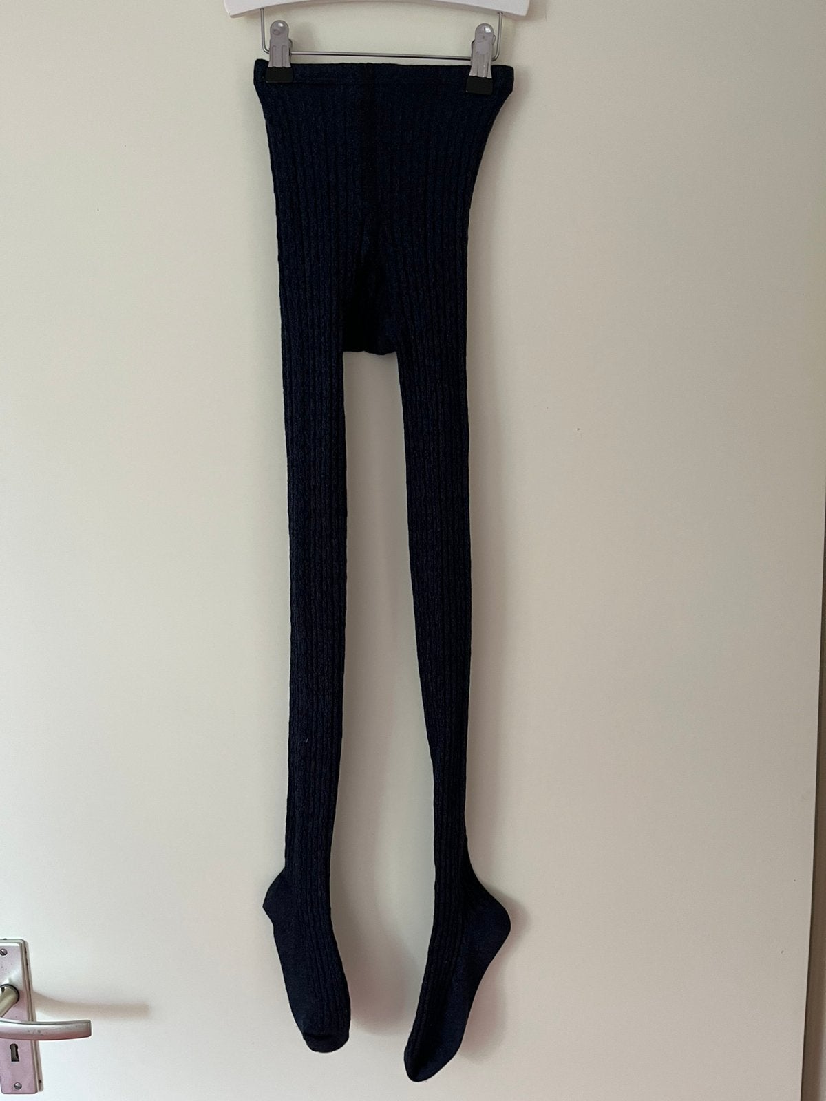 Le chic donkerblauwe glitter maillot maat 35-38, Ophalen of Verzenden, Zo goed als nieuw, Meisje, Nacht- of Onderkleding
