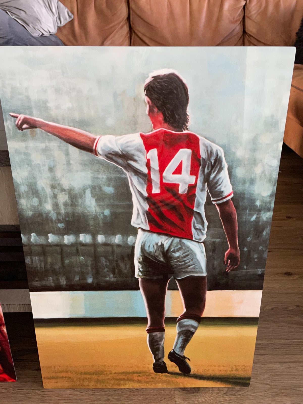 Johan Cruijff '14' HD Metal formaat 40 bij 60, Ophalen