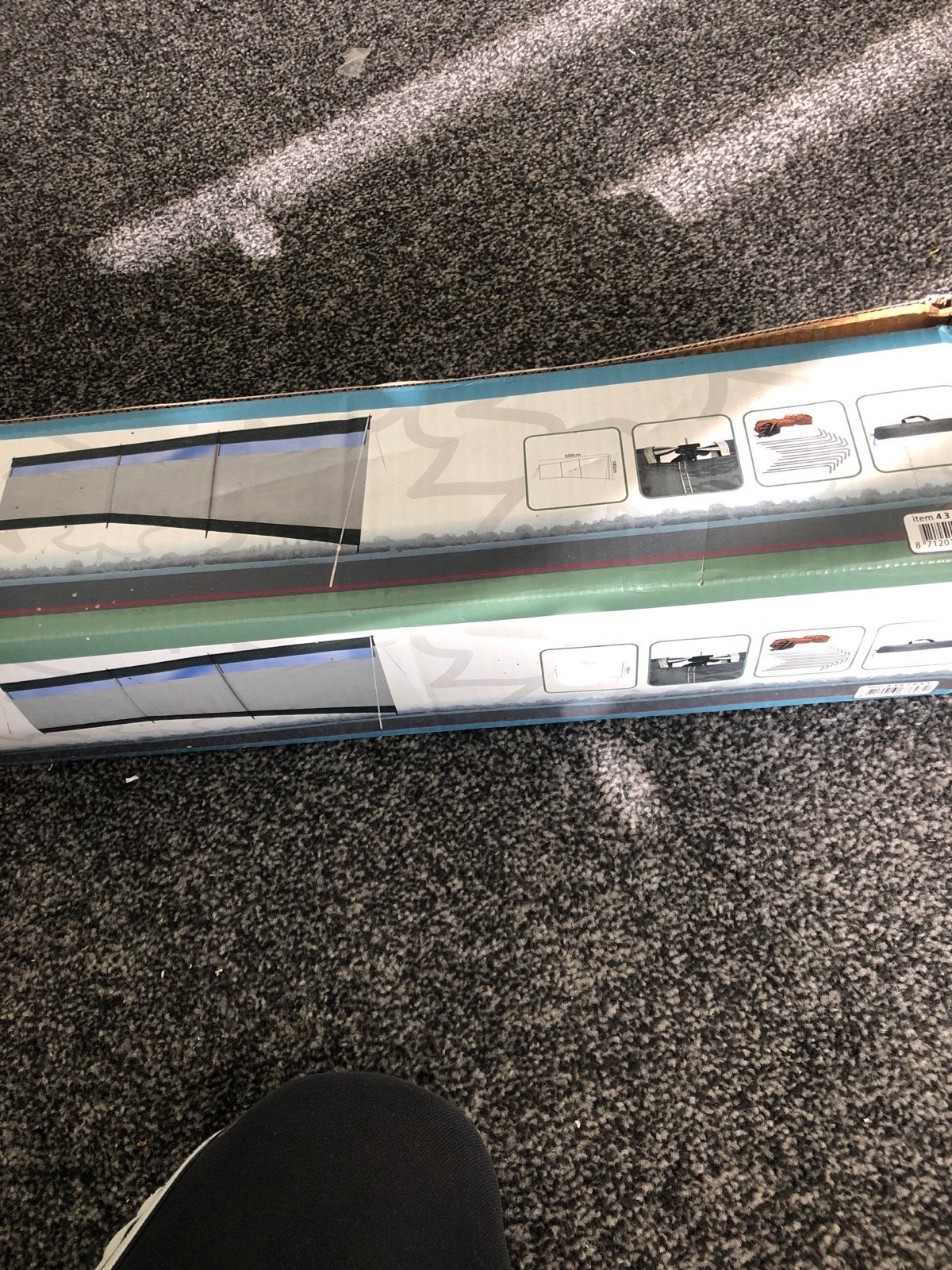 Bo-Camp Windbreak Solid - Extra sterk windscherm, Caravans en Kamperen, Ophalen of Verzenden, Nieuw