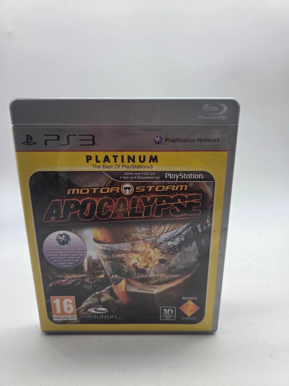 MotorStorm Apocalypse PS3 Platinum Edition, Online, Racen en Vliegen, Ophalen of Verzenden, Zo goed als nieuw