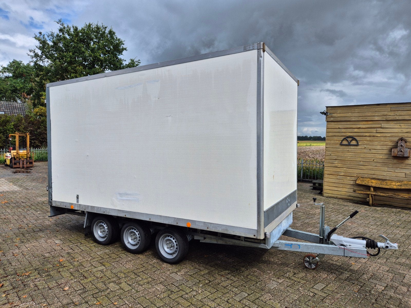 Weijer drie asser aanhanger, Auto diversen, Aanhangers en Bagagewagens, Ophalen of Verzenden
