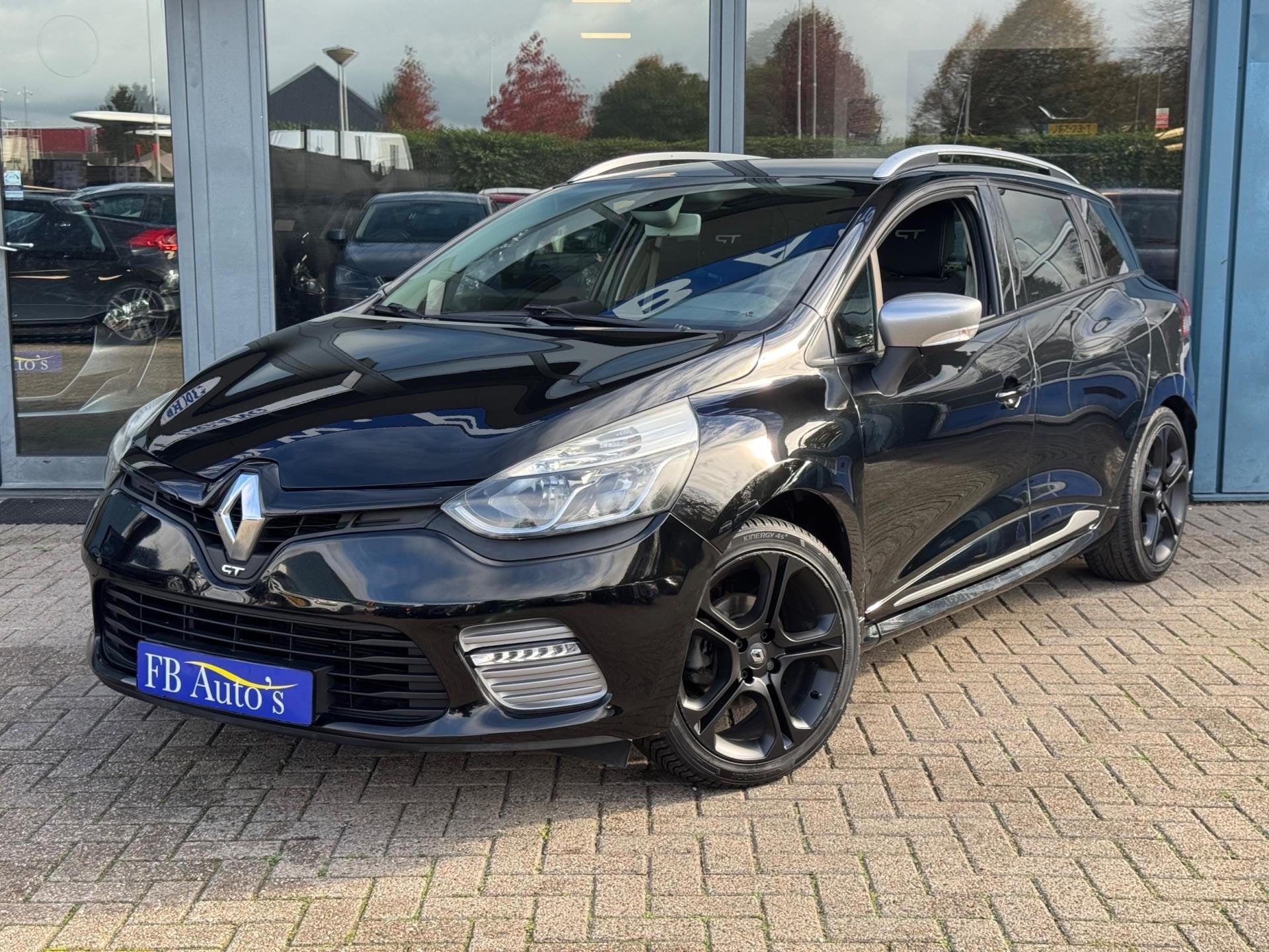 Renault Clio Estate 1.2 GT Airco Cruise Navi Automaat, Stof, Gebruikt, Zwart, 4 cilinders