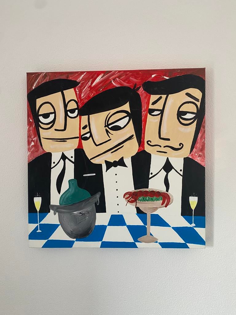Schilderij 50x50 cm, Ophalen of Verzenden