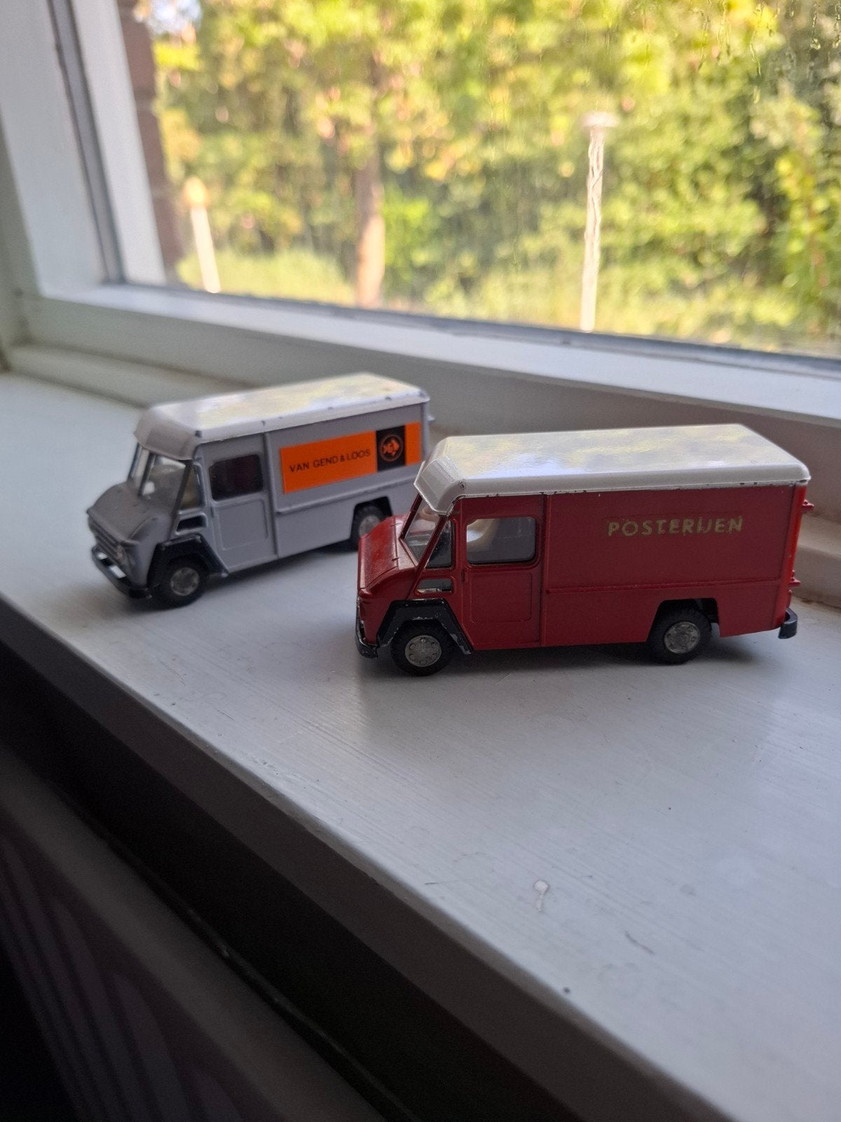 Set van 2 Lion Car nr 49: PTT Posterijen & Van Gend & Loos, Ophalen, Gebruikt, Bus of Vrachtwagen