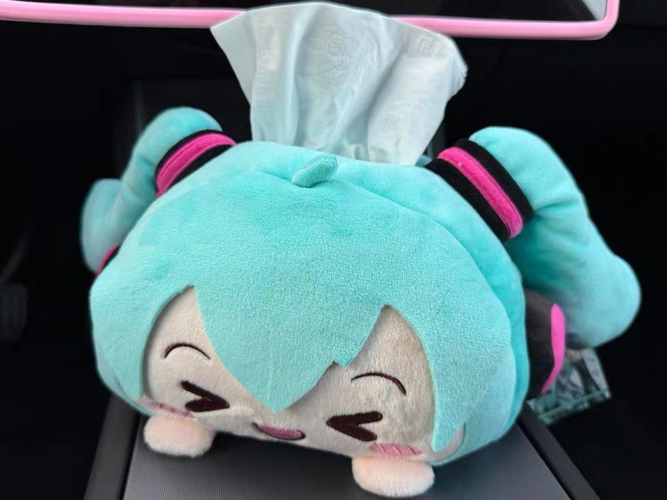Hatsune Miku Plush Tissue Box Cover / Tissue Holder - new, Ophalen, Nieuw