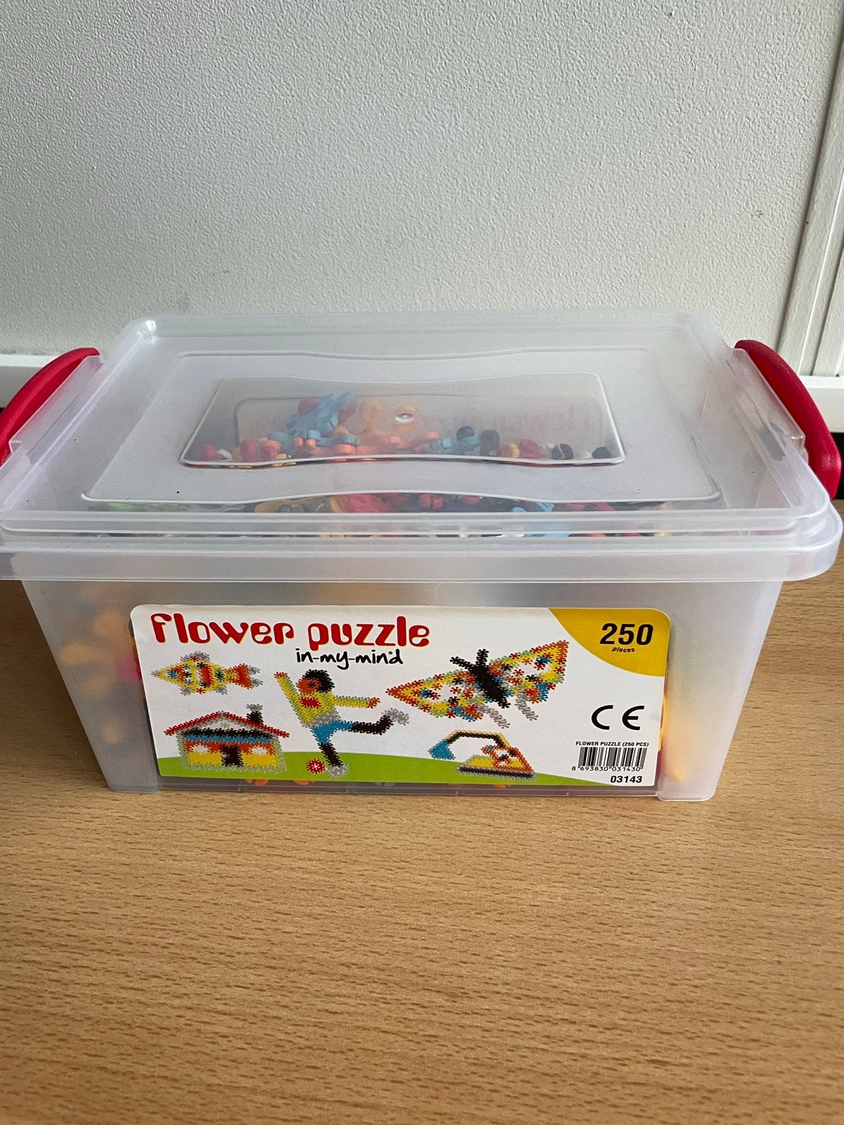 Flower Puzzle in-my-mind - 250 stuks in doos, Kinderen en Baby's, Speelgoed | Educatief en Creatief, Ophalen of Verzenden, Gebruikt