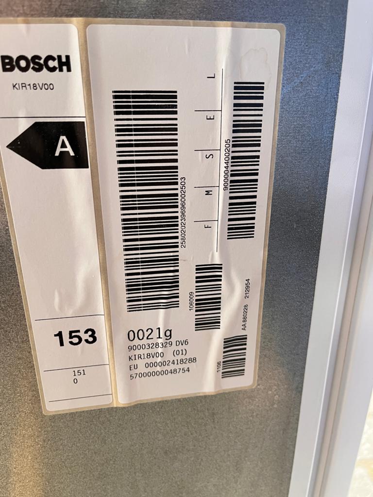 Bosch Inbouwkoelkast KIR18V00 - Werkt Perfect, Witgoed en Apparatuur, Koelkasten en IJskasten, 100 tot 150 liter, Energieklasse A of zuiniger