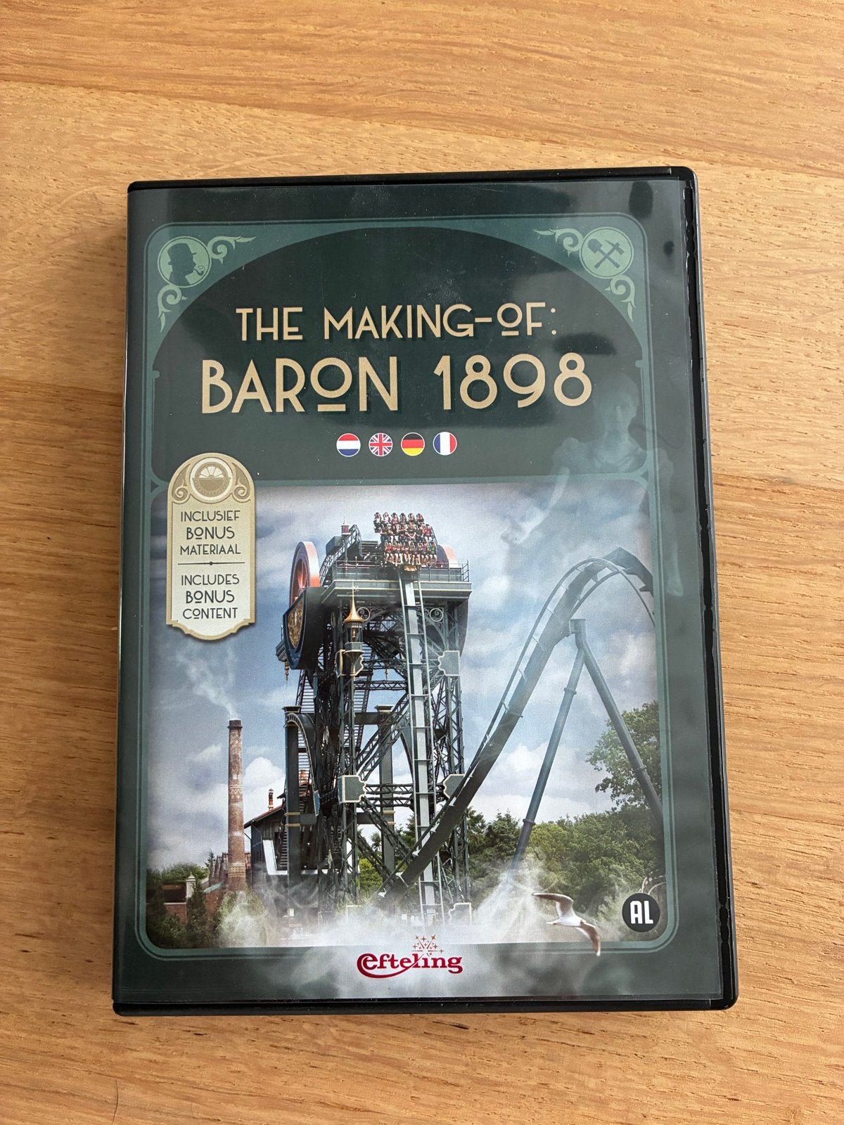 DVD The Making-Of: Baron 1898 Efteling, Bonusmateriaal, Alle leeftijden, Zo goed als nieuw, Ophalen of Verzenden