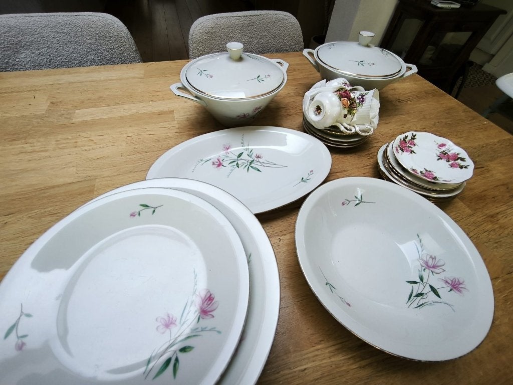 Vintage Servies, Ophalen