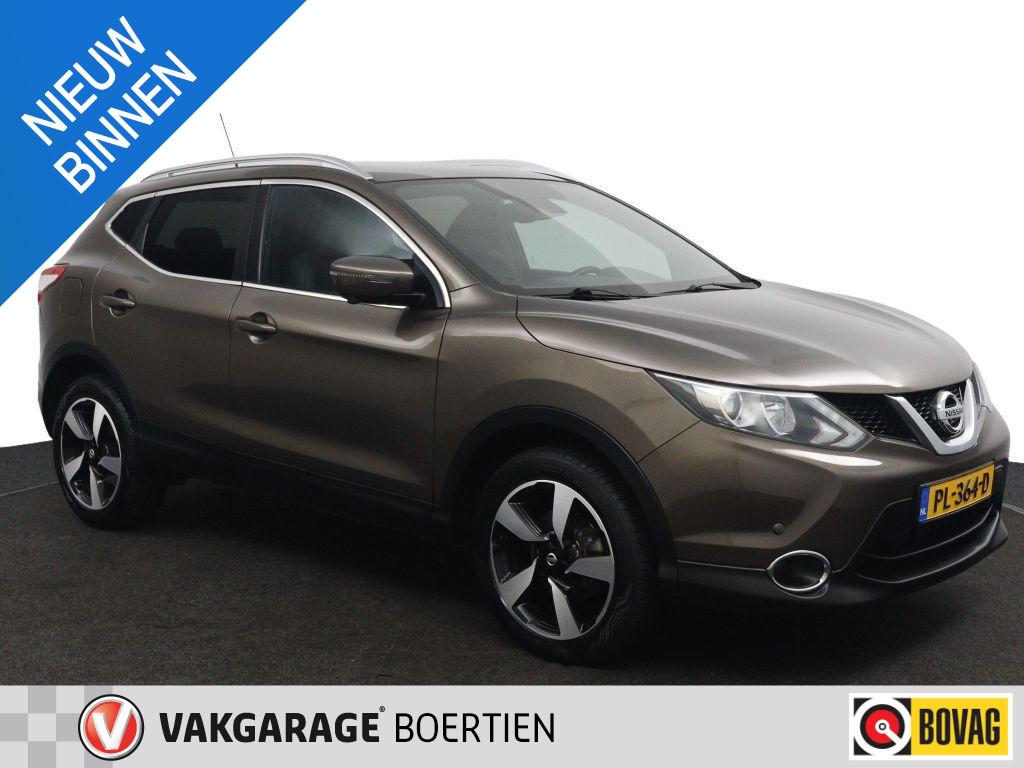 Nissan Qashqai 1.2 Tekna 17" pano dak , 360 gr camera, Auto's, Nissan, Bedrijf, Te koop, Qashqai, 360° camera, ABS, Achteruitrijcamera