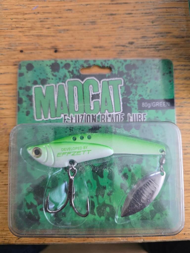 Madcat Effzett Blade Lure 80g Groen - Nieuw Kunstaas, Watersport en Boten, Ophalen of Verzenden