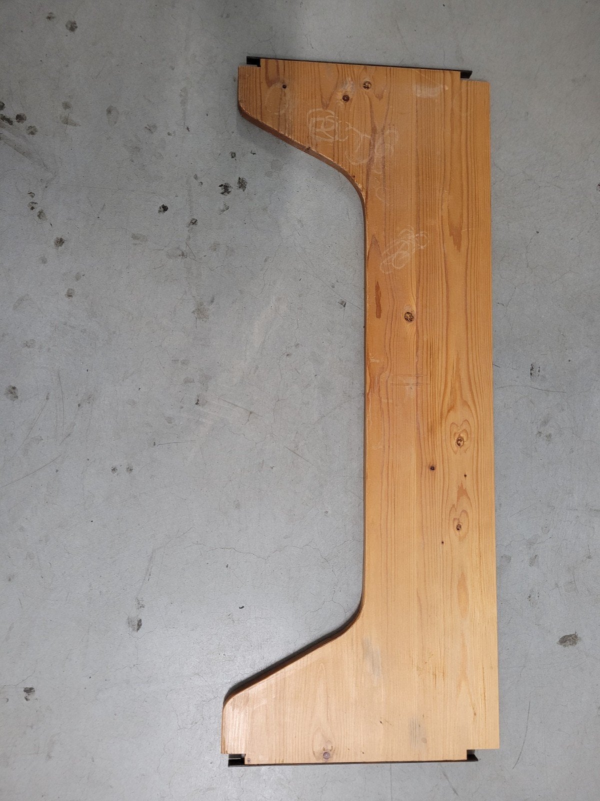 Lundia inspringend schap / plank, Ophalen
