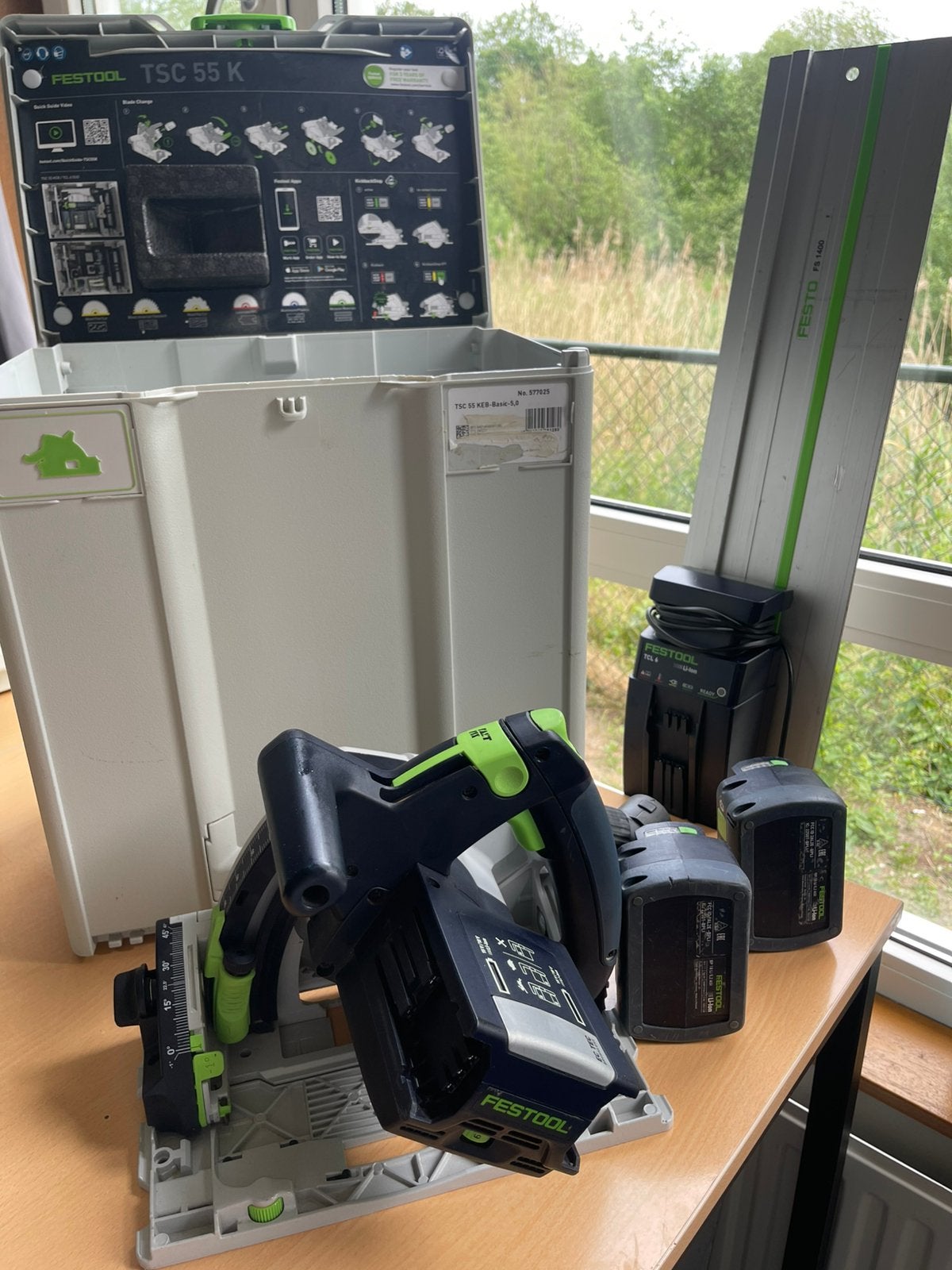 ️ ⭐️ Festool TSC 55 KEB-Accu  ZGAN ⭐️, Ophalen of Verzenden, Zo goed als nieuw
