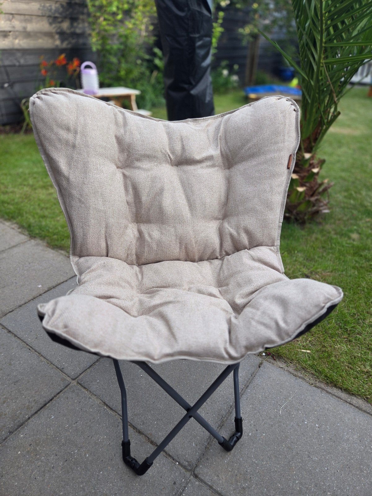 Bo-camp vlinderstoel M, Ophalen, Nieuw, Metaal, Inklapbaar