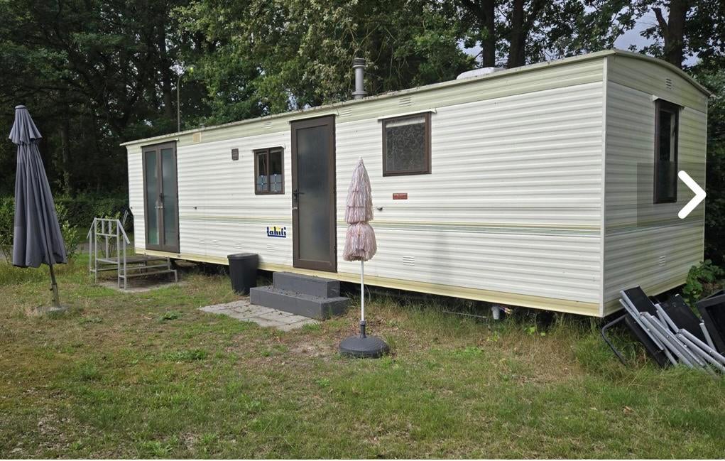 Stacaravan op de Tien Heugten Schoonloo Drenthe te koop