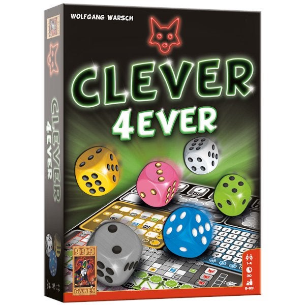 Clever 4Ever 999 Games Dobbelspel Nieuw, 999 Games, Nieuw, Ophalen of Verzenden, Vijf spelers of meer