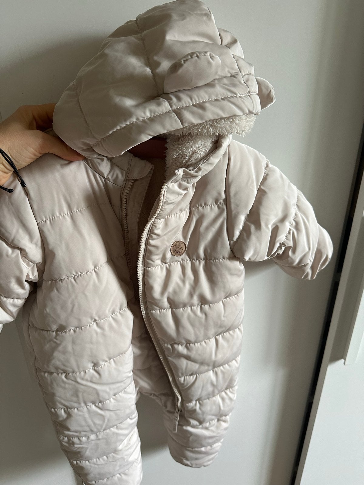 H&M Baby Pakje - Warme Winter Overall met Oortjes (Maat 68), Ophalen of Verzenden, Zo goed als nieuw, Jongetje of Meisje