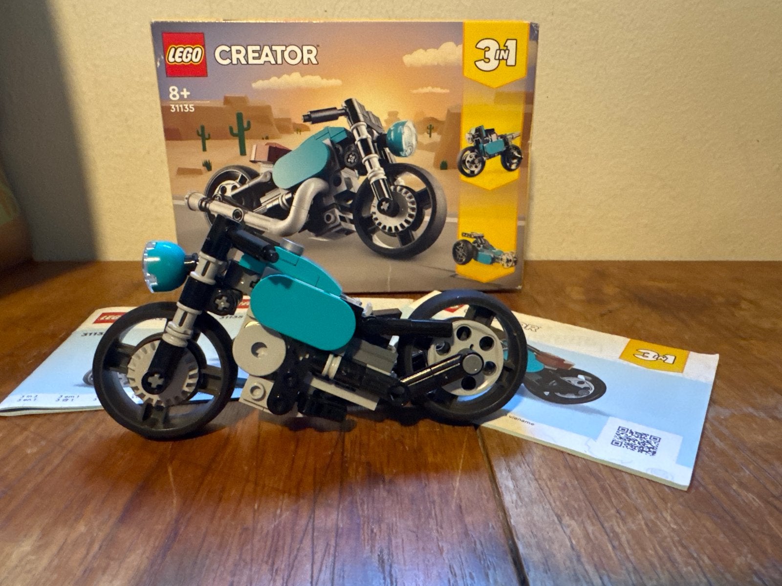 LEGO Creator 31135 Motorfiets 3-in-1, Ophalen of Verzenden, Zo goed als nieuw, Overige merken