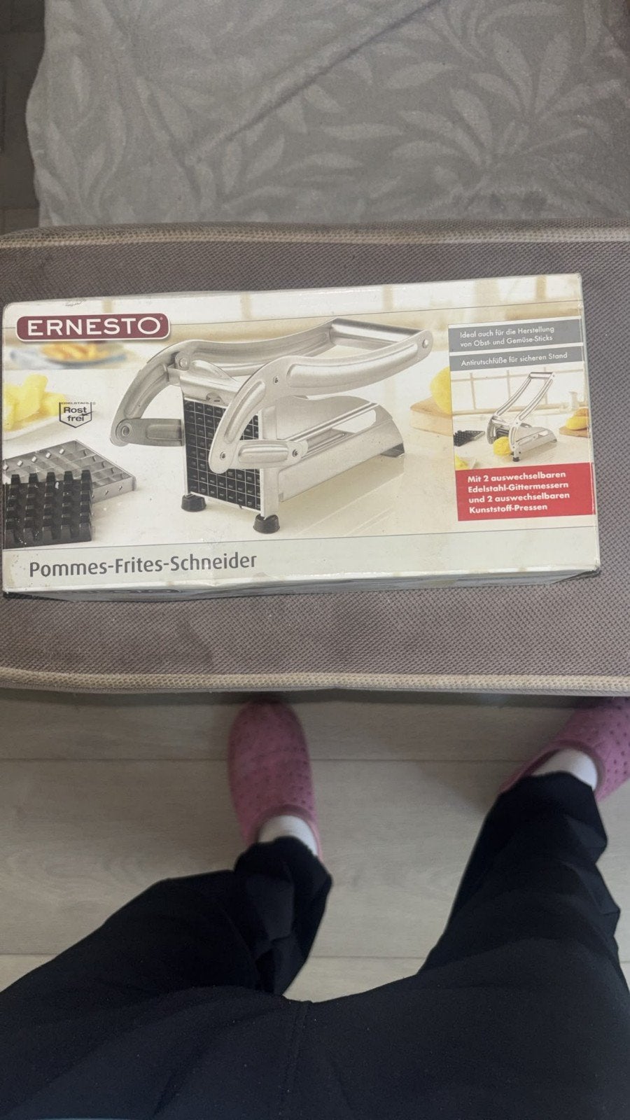 ERNESTO Pommes-Frites-Schneider - Nieuw in doos, Ophalen, Ernesto, Overige typen, Metaal